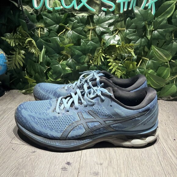 Asics Mens Gel Kayano 27 Blue Lace Up Running Shoes Sneakers Size 13 main image 5